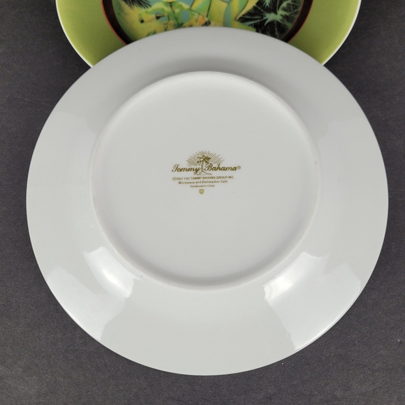 Tommy Bahama Cocktail Snack Plates Set Of 2 - Picture 4 of 9
